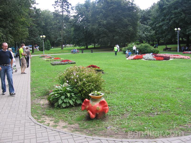 парк Горького. Аллеи