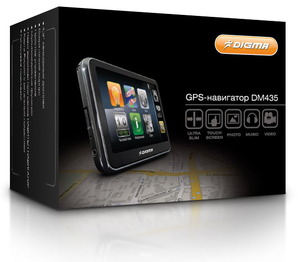 GPS- Digma DM435.   