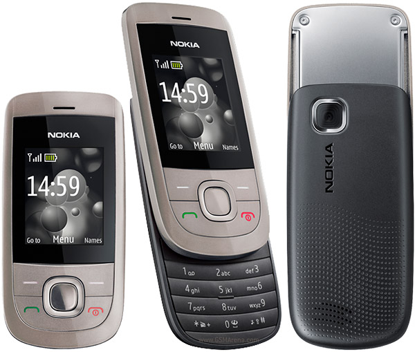 Мобильный телефон Nokia 2220 slide. Вид спереди