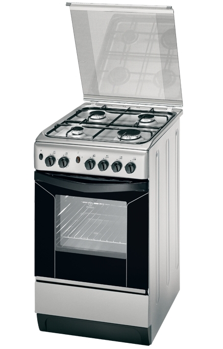 Газовая плита INDESIT K1G21(X)/R. Вид спереди