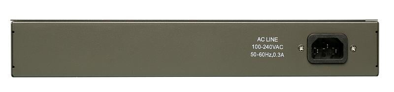 Коммутатор D-Link DES-1024D. Вид сзади